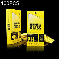 100 PCS Tempered Glass Film Screen Protector Package Packing Paper Box