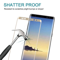 For Galaxy Note 8 0.3mm 9H Surface Hardness 3D Curved Silk-screen Full Screen Tempered Glass Screen Protector, For Galaxy Note 8