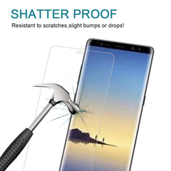 Für Galaxy Note 8, 0,3 mm, 9H Oberflächenhärte, 3D-gebogener Siebdruck, Vollbild-Displayschutz aus gehärtetem Glas, für Galaxy Note 8