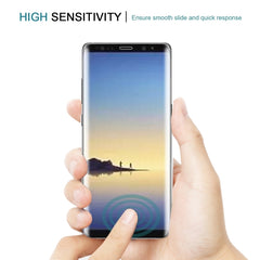 Für Galaxy Note 8, 0,3 mm, 9H Oberflächenhärte, 3D-gebogener Siebdruck, Vollbild-Displayschutz aus gehärtetem Glas, für Galaxy Note 8