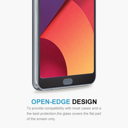 For LG G6 0.3mm 9H Surface Hardness 2.5D Curved Silk-screen Full Screen Tempered Glass Screen Protector