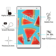 For Lenovo Tab4 8 Plus / TB-8704 / TB-8704F 0.3mm 9H Surface Hardness Tempered Glass Screen Protector