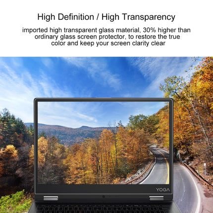 Película de vidrio templado de pantalla completa con dureza superficial de 9H de 0,4 mm para Lenovo YOGA A12, Yoga A12