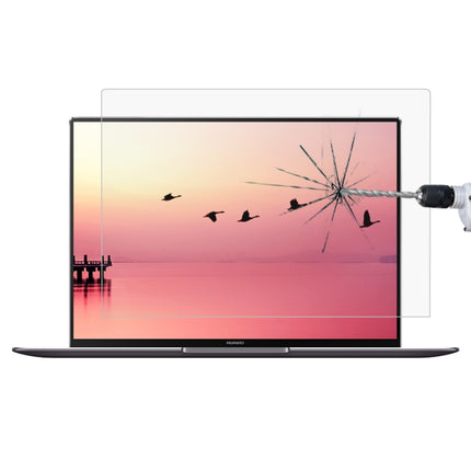 Película de vidrio templado de pantalla completa con dureza de superficie 9H de 0,4 mm para Huawei MateBook X Pro de 13,9 pulgadas, MateBook X Pro de 13,9 pulgadas
