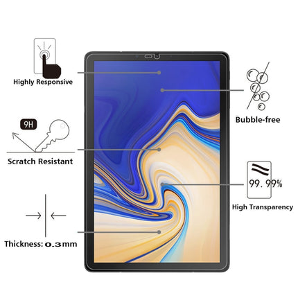 0,26 mm 9H Oberflächenhärte Explosionsgeschützte Hartglasfolie für Galaxy Tab S4 10.5, Für Tab S4 10.5