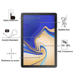 0.26mm 9H Surface Hardness Explosion-proof Tempered Glass Film for Galaxy Tab S4 10.5, For Tab S4 10.5