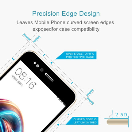 For Xiaomi Mi 5X / A1 0.26mm 9H Hardness 2.5D Explosion-proof Full Screen Tempered Glass Screen Film, For Mi 5X