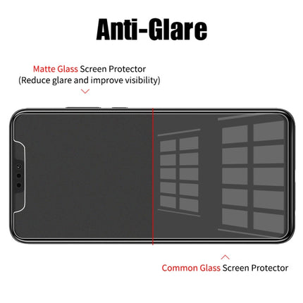 For iPhone XR / iPhone 11 50pcs Matte Frosted Tempered Glass Film, No Retail Package