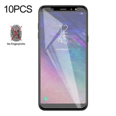 10 PCS Non-Full Matte Frosted Tempered Glass Film for Galaxy A6+ (2018), For Galaxy A6+ (2018)