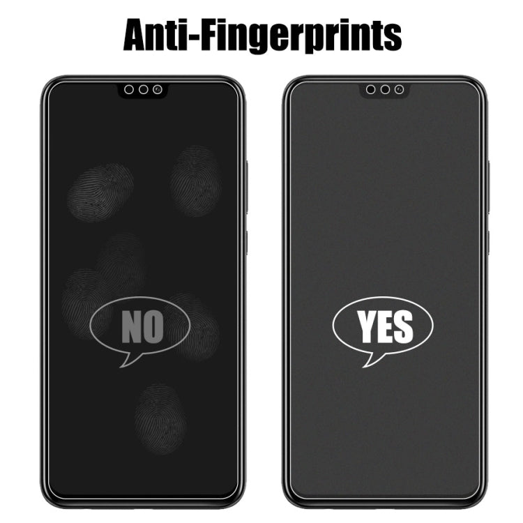 50 PCS Non-Full Matte Frosted Tempered Glass Film for Galaxy A10 / M10, No Retail Package