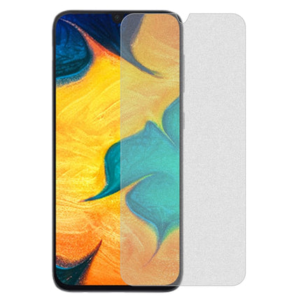 50 PCS Non-Full Matte Frosted Tempered Glass Film for Galaxy A30 / A50 / M30 / A20, No Retail Package