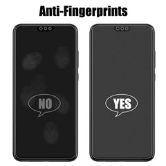 50 PCS Non-Full Matte Frosted Tempered Glass Film for Galaxy A30 / A50 / M30 / A20, No Retail Package