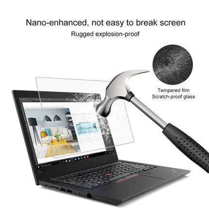 0.4mm 9H Surface Hardness Full Screen Tempered Glass Film for Lenovo ThinkPad L480 14 inch, Lenovo L480