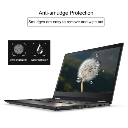Película de vidrio templado de pantalla completa con dureza superficial de 0,4 mm y 9H para Lenovo ThinkPad Yoga 370 de 13,3 pulgadas, Yoga 370