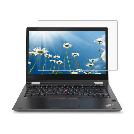 Película de vidrio templado de pantalla completa con dureza de superficie 9H de 0,4 mm para Lenovo ThinkPad X380 Yoga de 13,3 pulgadas, X380 Yoga