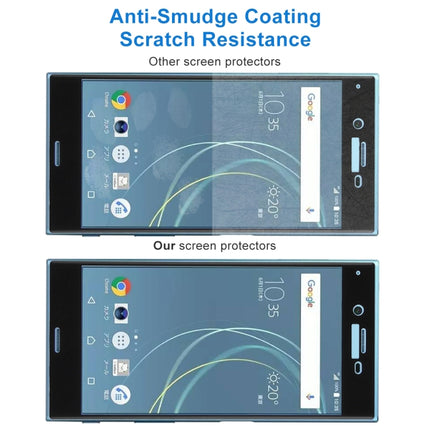 For Sony Xperia XZs 0.33mm 9H Surface Hardness 3D Curved Full Screen Tempered Glass Screen Protector, For Xperia XZs