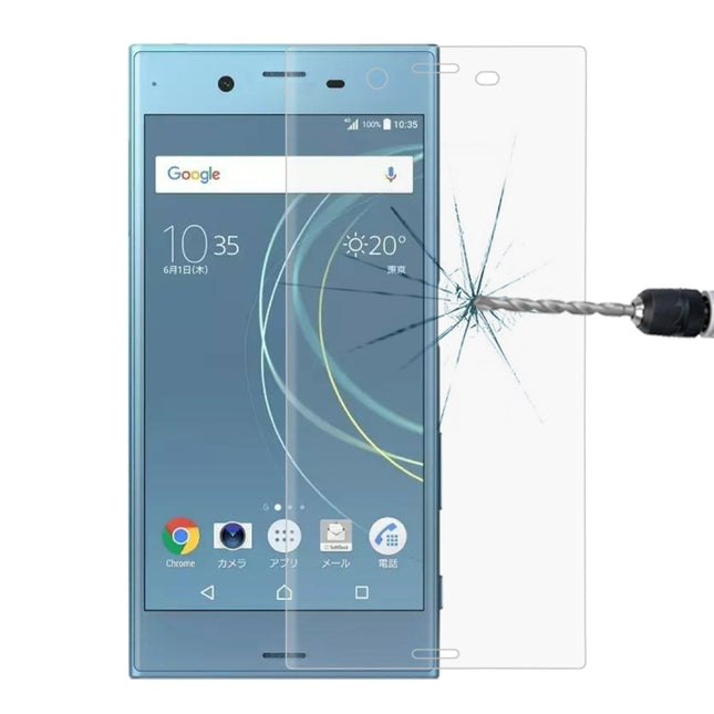 For Sony Xperia XZs 0.33mm 9H Surface Hardness 3D Curved Full Screen Tempered Glass Screen Protector