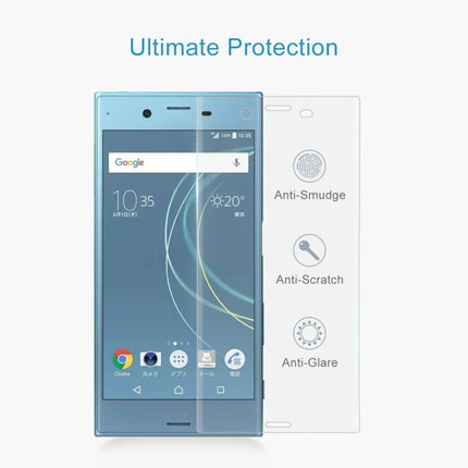 For Sony Xperia XZs 0.33mm 9H Surface Hardness 3D Curved Full Screen Tempered Glass Screen Protector
