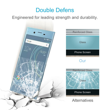 For Sony Xperia XZs 0.33mm 9H Surface Hardness 3D Curved Full Screen Tempered Glass Screen Protector