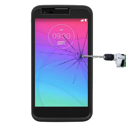 For LG K8 (2017) 0.26mm 9H Surface Hardness Explosion-proof Non-full Screen Tempered Glass Screen Film, For LG K8