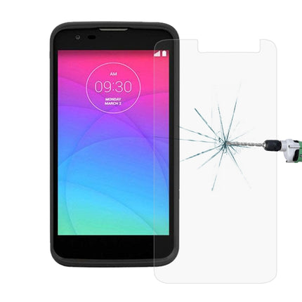 For LG K8 (2017) 0.26mm 9H Surface Hardness Explosion-proof Non-full Screen Tempered Glass Screen Film, For LG K8