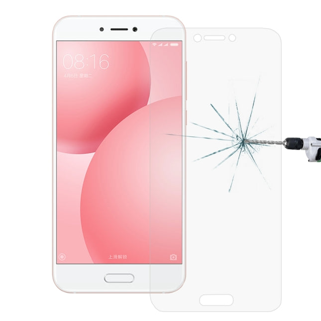 For Xiaomi Mi 5c 0.26mm 9H Surface Hardness Explosion-proof Non-full Screen Tempered Glass Screen Film, For Mi 5c