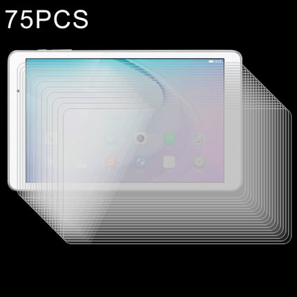 75 PCS 10 inch 0.4mm Universal 9H Surface Hardness Tempered Glass Screen Protector, 75 PCS 10 inch