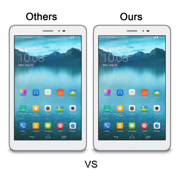 8 inch Universal 0.4mm 9H Surface Hardness Tempered Glass Screen Protector
