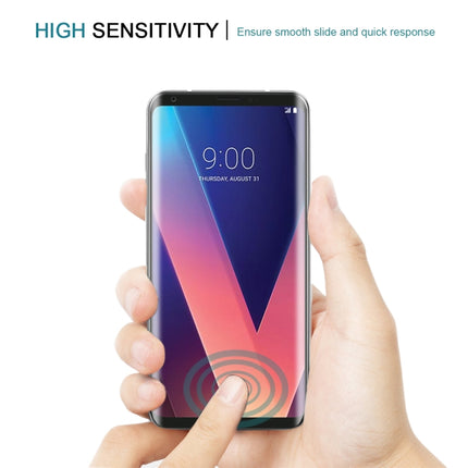 For LG V30 0.26mm 9H Surface Hardness 3D Curved Full Screen Tempered Glass Screen Protector
