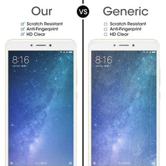 100 PCS for  Xiaomi Mi Max 2 0.3mm 9H Surface Hardness 2.5D Explosion-proof Non-full Screen Tempered Glass Screen Film