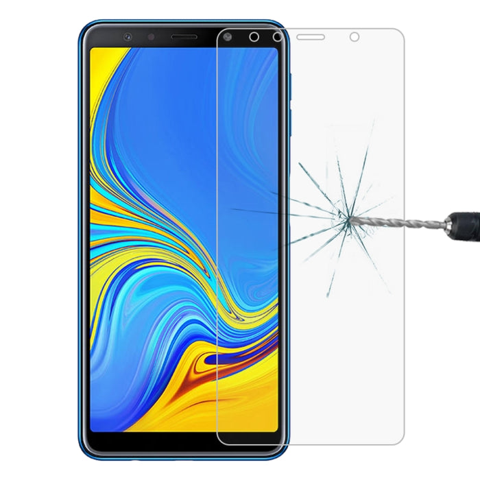 0.26mm 9H 2.5D Tempered Glass Film for Galaxy A7 (2018), For Galaxy A7 (2018)