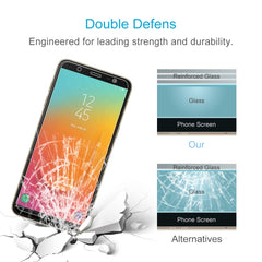 10 PCS 0.26mm 9H 2.5D Tempered Glass Film for Galaxy J8+, For Galaxy J8+ (10 PCS)