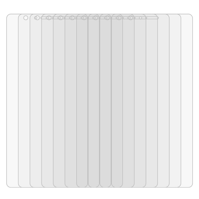 50 PCS 0.26mm 9H 2.5D Tempered Glass Film for Huawei P9 lite, No Retail Package