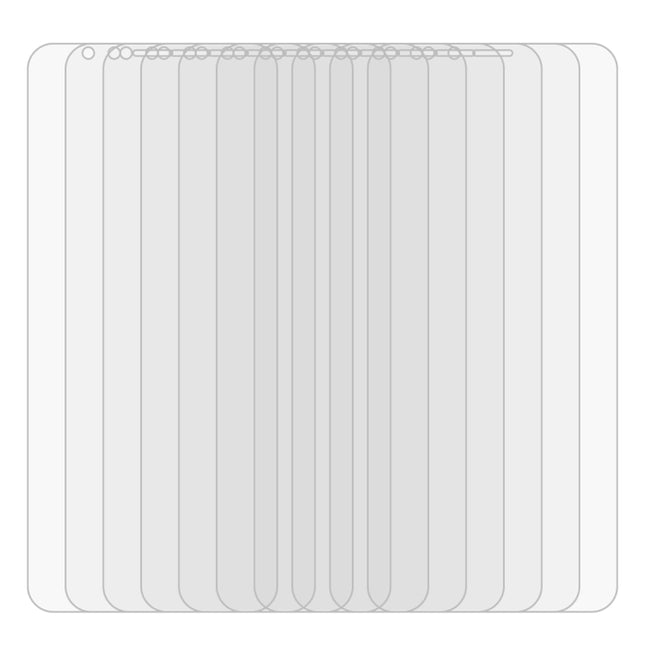 50 PCS 0.26mm 9H 2.5D Tempered Glass Film for Huawei Y6 2018, No Retail Package