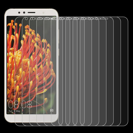 50 PCS 0.26mm 9H 2.5D Tempered Glass Film for Huawei Y6 2018, No Retail Package