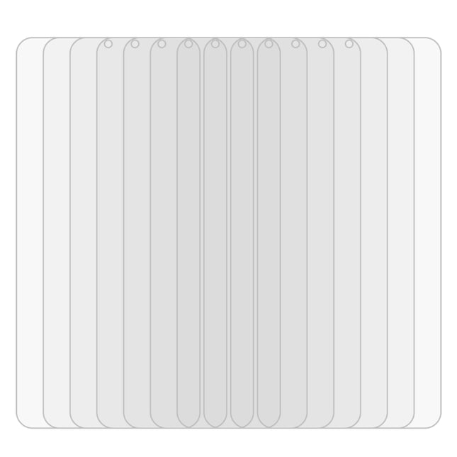 50 PCS 0.26mm 9H 2.5D Tempered Glass Film for Huawei Y7 2019, No Retail Package