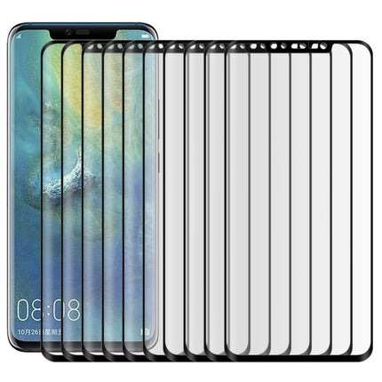 25 PCS 0.3mm 9H Surface Hardness 3D Curved Edge Full Screen Dust-proof Tempered Glass Film for Huawei Mate 20 Pro