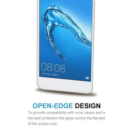 For Huawei Y7 0.3mm 9H Surface Hardness 2.5D Explosion-proof Non-full Screen Tempered Glass Screen Film, For Y7 (1 PC)