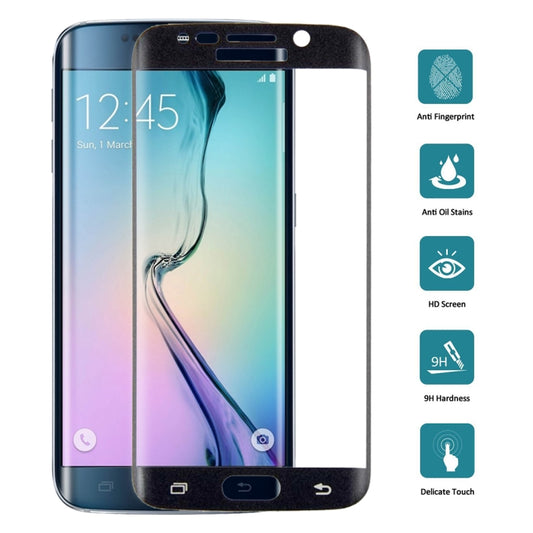 25 PCS For Galaxy S6 Edge 0.3mm 9H Surface Hardness 3D Curved Full Screen Cover Explosion-proof Tempered Glass Film