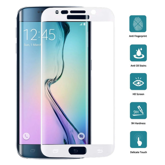 25 PCS für Galaxy S6 Edge 0,3 mm 9H Oberflächenhärte 3D gebogene Vollbildabdeckung explosionsgeschützte Hartglasfolie