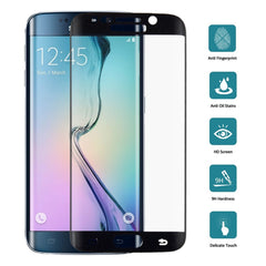 25 PCS For Galaxy S6 Edge 0.2mm 9H Surface Hardness 3D Curved Surface Full Screen Cover Explosion-proof Tempered Glass Film