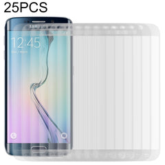 25 PCS For Galaxy S6 Edge 0.2mm 9H Surface Hardness 3D Curved Surface Full Screen Cover Explosion-proof Tempered Glass Film