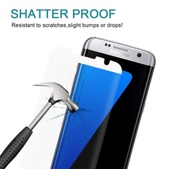 25 PCS For Galaxy S7 Edge / G935 0.26mm 9H Surface Hardness Curved Surface Non-full Screen Tempered Glass Film