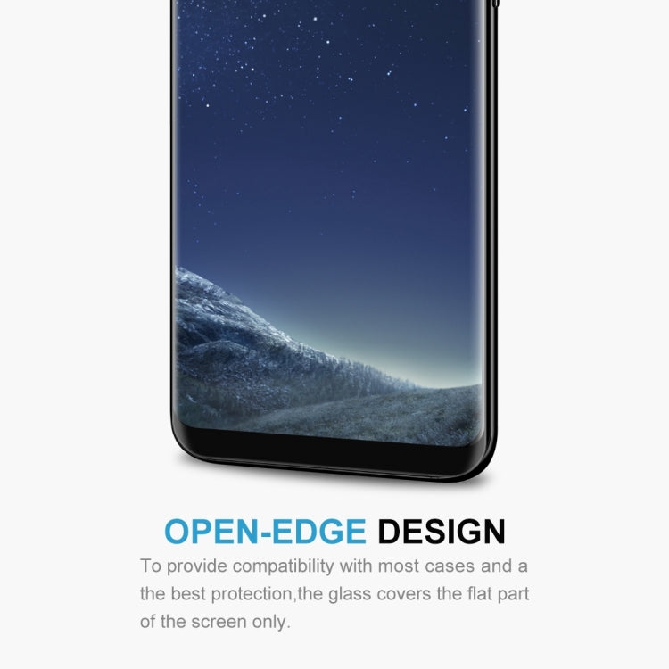 25 PCS For Galaxy S8 Plus / G955 0.26mm 9H Surface Hardness 3D Explosion-proof Non-full Edge Glue Screen Curved Case Friendly Tempered Glass Film