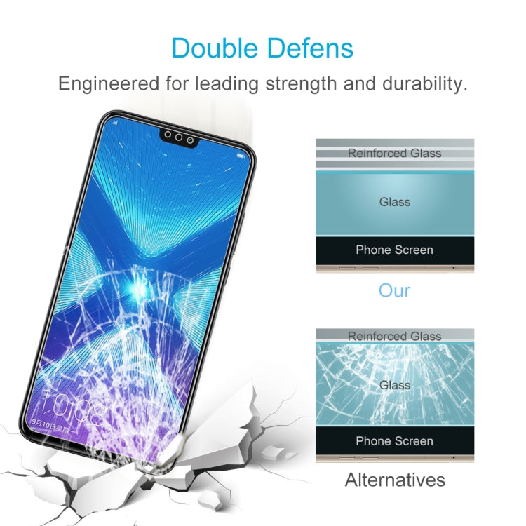 10 PCS 0.26mm 9H 2.5D Explosion-proof Tempered Glass Film for Huawei Honor 8X