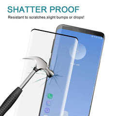 0.3mm 9H 3D Full Screen Tempered Glass Film for Galaxy S10, Screen Fingerprint Unlocking is Supported