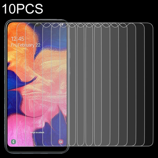 10 PCS 0.26mm 9H 2.5D Tempered Glass Film for Galaxy A10 / M10, For Galaxy A10