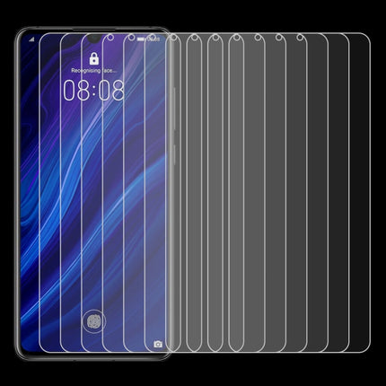 100 PCS 0.26mm 9H 2.5D Tempered Glass Film for Huawei P30