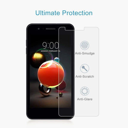 0.26mm 9H 2.5D Tempered Glass Film for LG K9, For LG K9