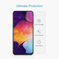 10 PCS 0.26mm 9H 2.5D Tempered Glass Film for Galaxy A50, For Galaxy A50 (10 PCS)